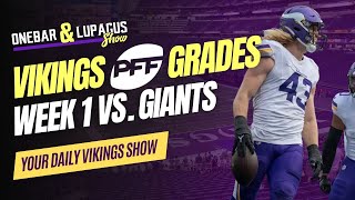 Vikings at Giants PFF Grades