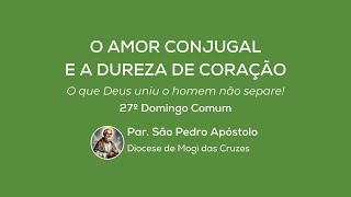 O amor conjugal e a dureza do coração | 27º Domingo comum