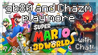 gb80 & Chazm play MORE Super Mario 3D World | gb80 Chazm Meetup [Day 4]