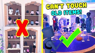 DON'T TOUCH OLD ITEMS! In Dress To Impress CHALLENGE! DTI on ROBLOX PRO Challenge