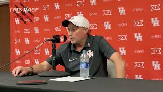 Houston Cougars coach Dana Holgorsen: the goal was to be competitive in 2023