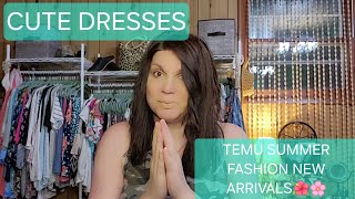 TEMU SUMMER FASHION HAUL AND TRY ON🌺🪻🌷🌼PART ONE-NEW ARRIVALS🦋🌻DRESSES AND MORE