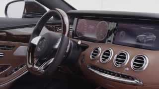 New Mercedes S-Class Coupe interior Show