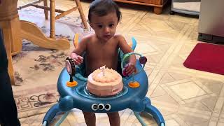 First Birthday Cake at Pappa and Oma's House