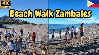 A Relaxing Beach Walk at San Miguel Public Beach | San Miguel, San Antonio, Zambales, Philippines