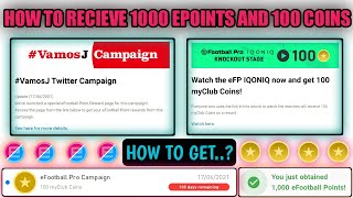 How To Recieve 1000 Epoints And 100 Club Coins In Pes 2021/Why Don't Get 100 Coins..?|Mr 10|