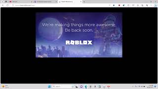 ROBLOX IS DOWN AGAIN 😭