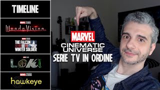 SERIE TV MARVEL MCU in ORDINE TIMELINE