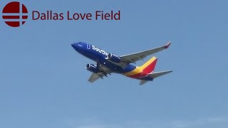 Overhead epic take offs at Dallas Love Field airport!