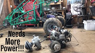 670 Swap On the Old Dual Engine Go Kart Part 1