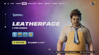 NEW Leatherface Bundle Fortnite