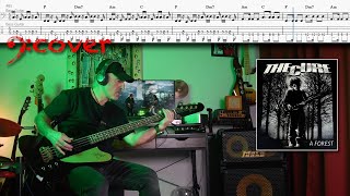 Mastering The Cure: A Forest (Live) - Bass Cover Tutorial in 4K