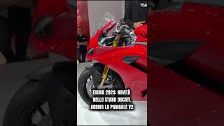 Grande novità a EICMA 2024 in casa Ducati: svelata la nuova PANIGALE V2!🚀