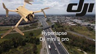 DJI mini 3 pro Hyperlapse going wrong point