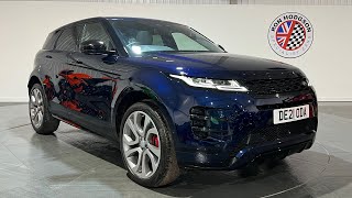 2021 Land Rover Range Rover Evoque Autobiography in Portofino Blue For Sale at Ron Hodgson Cars