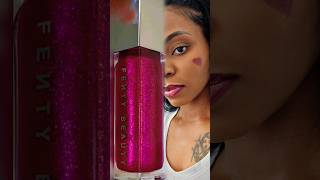 Fenty Fuschia Flex Gloss Bomb #fentybeauty #browngirl #makeup