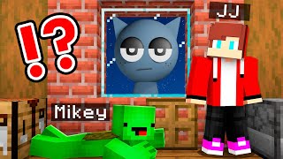 Why SPRUNKI CAT Attacked Mikey and Jj at 3:00 AM in Minecraft !? - Maizen