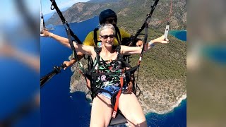 Paragliding over Turkey Fethiye (sketchy take-off!)