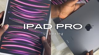 IPAD PRO 11” UNBOXING AND ACCESSORIES + Apple Pencil +Setup [256gb space gray]