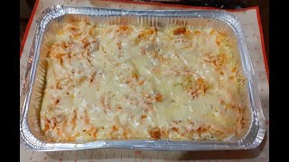 Домашняя Запеканка из макарон с сыром и овощами