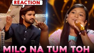 Milo Na Tum Toh : Salman Ali | Vaishnavi Performance On Lata Ji's Song (Reaction)