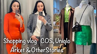 Шопинг влог Arket,COS,Uniqlo,&OtherStories.Обзор новой коллекции с примеркой