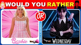 Barbie vs. Wednesday: The Would You Rather Showdown