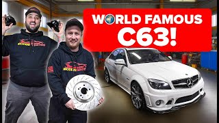 Legitstreetcars C63 M156 finds its way to us for some AMG Maintenance and Performance! Part 1!!