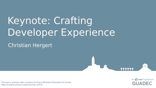 Keynote: Crafting Developer Experience with Christian Hergert