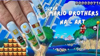 Mario Brothers Nail Art | Easy Nail Design