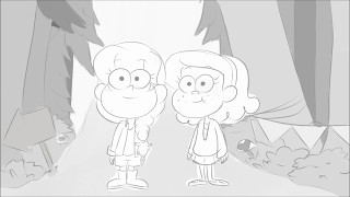 Gravity Falls S3 Next Genaration intro project, Animatic (Progress)