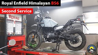 Royal Enfield Himalayan BS6 Second Service | Cost & My Experience | Himalayan BS6