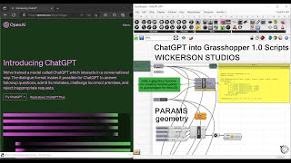 ChatGPT into Grasshopper 1.0 : Param Containers Part 1