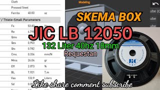 Skema Box JIC LB 12050 Vas 132 Liter 18mm