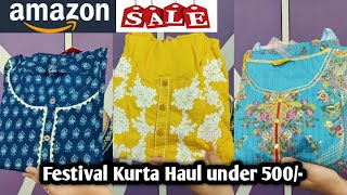 Amazon Great Indian Festival Sale 🌟 Diwali kurta haul under budget 🌟