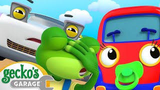 Baby Truck's First Driving Test | Max the Monster Truck | Gecko's Garage | Animal Cartoons