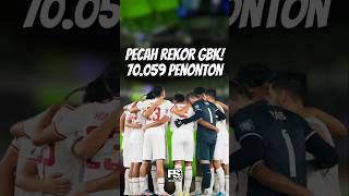 Pecah Rekor! Jumlah Penonton Terbanyak di Kualifikasi Piala Dunia 2026! 🇮🇩😱 #timnasindonesia #timnas