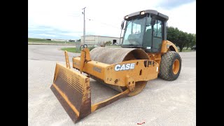 2012 Case SV212 Smooth Drum Vibratory Roller Compactor - bidadoo