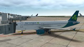 🔴 Real Flight Simulator - Aer Lingus A320-200 | Dublin Airport- (EIDW) Frankfurt Airport - (EDDF)