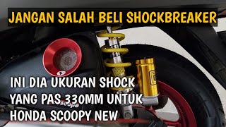 SHOCKBREAKAR OHLINS SCOOPY NEW | ANTI JEDAG JEDUG