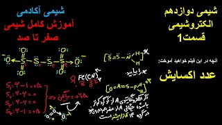 عدد اکسایش الکتروشیمی شیمی دوازدهم فصل دوم شیمی کنکور شیمی دبیرستان شیمی به روش تک رقمی ها