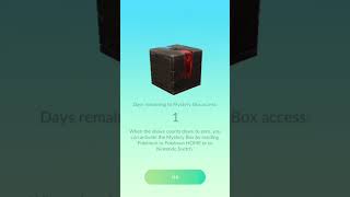 Finally! After long time, I get a mystery box || #pokemongo #mysterybox #meltanbox #box #legendary