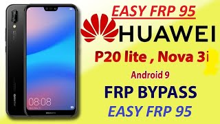 HUAWEI P20 Lite FRP Google Lock Bypass Account Android EMUI 9 1 0 without PC 2023