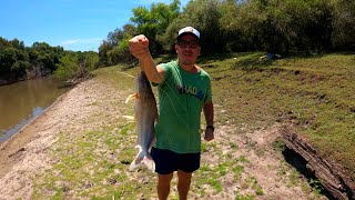 AVENTURAS DE PESCA EN ARROYOS Y LAGUNAS 🎣🔥🌲 VIDEOS DE PESCA - PESCA DE BARRIO - TEMPORADA #2