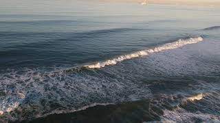 Surfing (Raw Drone Footage) - Huntington Beach - California - February 19th, 2021 - 7:20am PST