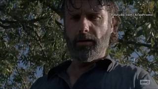 The Walking Dead 8x16 Rick saves Negan