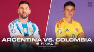 Argentina vs Colombia 2-1 All Goals & Match Highlights | Copa America Final 2024 #copaamérica2024