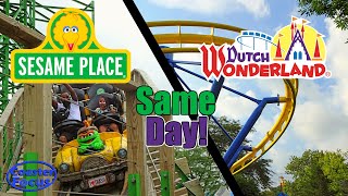 DUTCH WONDERLAND IN 30 MINUTES! Sesame Place and Dutch Wonderland Vlog! (Pennsylvania trip Part 5)