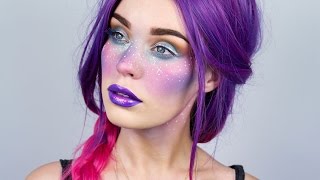 Space Princess GALAXY FRECKLES Makeup - Inspired by Qinni