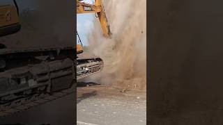 unbelievable Excavator VS water paresar #shorts